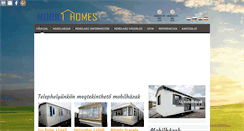 Desktop Screenshot of mobil-homes.hu