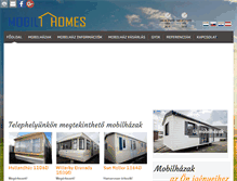 Tablet Screenshot of mobil-homes.hu